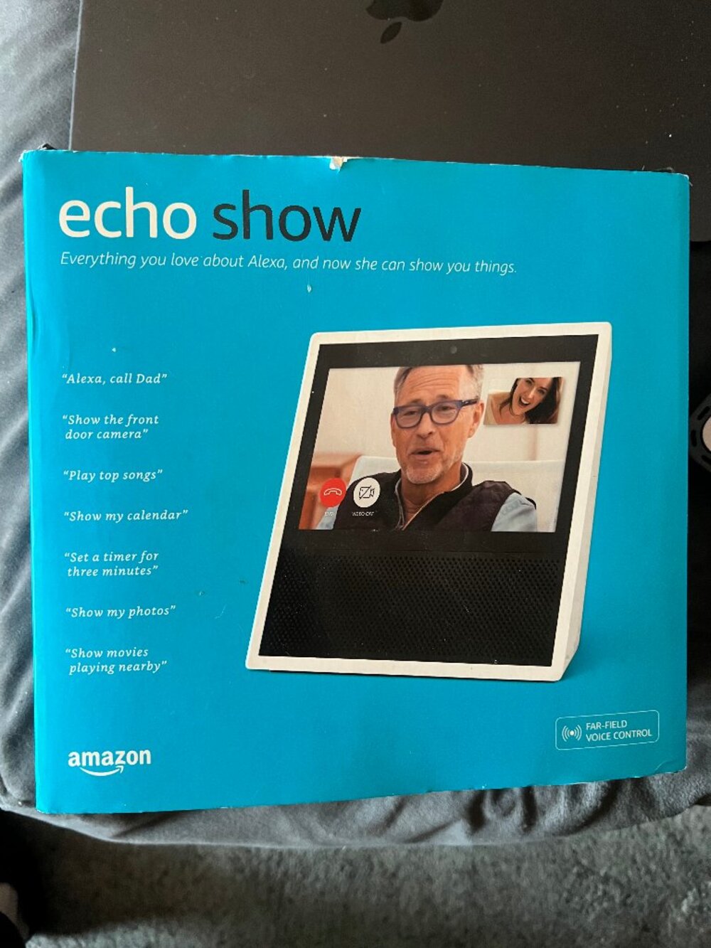 Amazon Echo Show 1st Gen White Unused Open Box Factory Plastic Intact